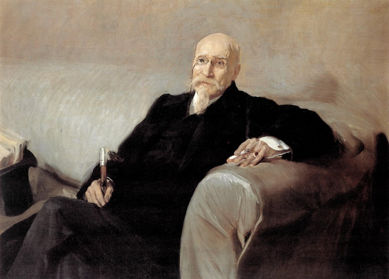 Porträt von José Echegaray (1832-1916) von Joaquín Sorolla