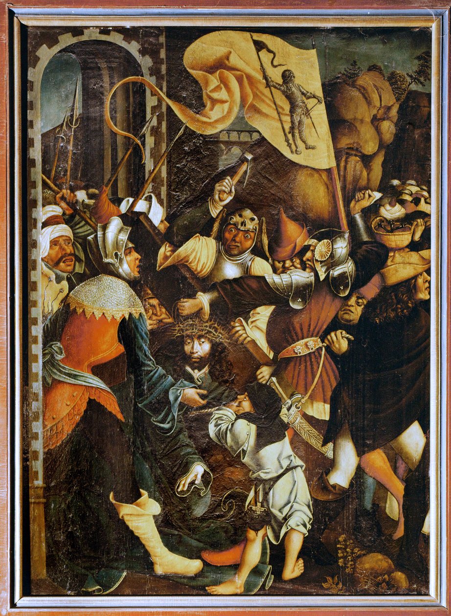 Jesus trägt das Kreuz von Joerg the Elder Breu