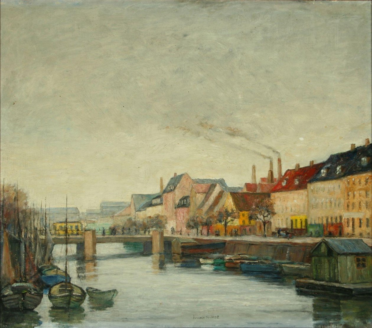 Kanal-Kulissen aus Kopenhagen von Johan Rohde