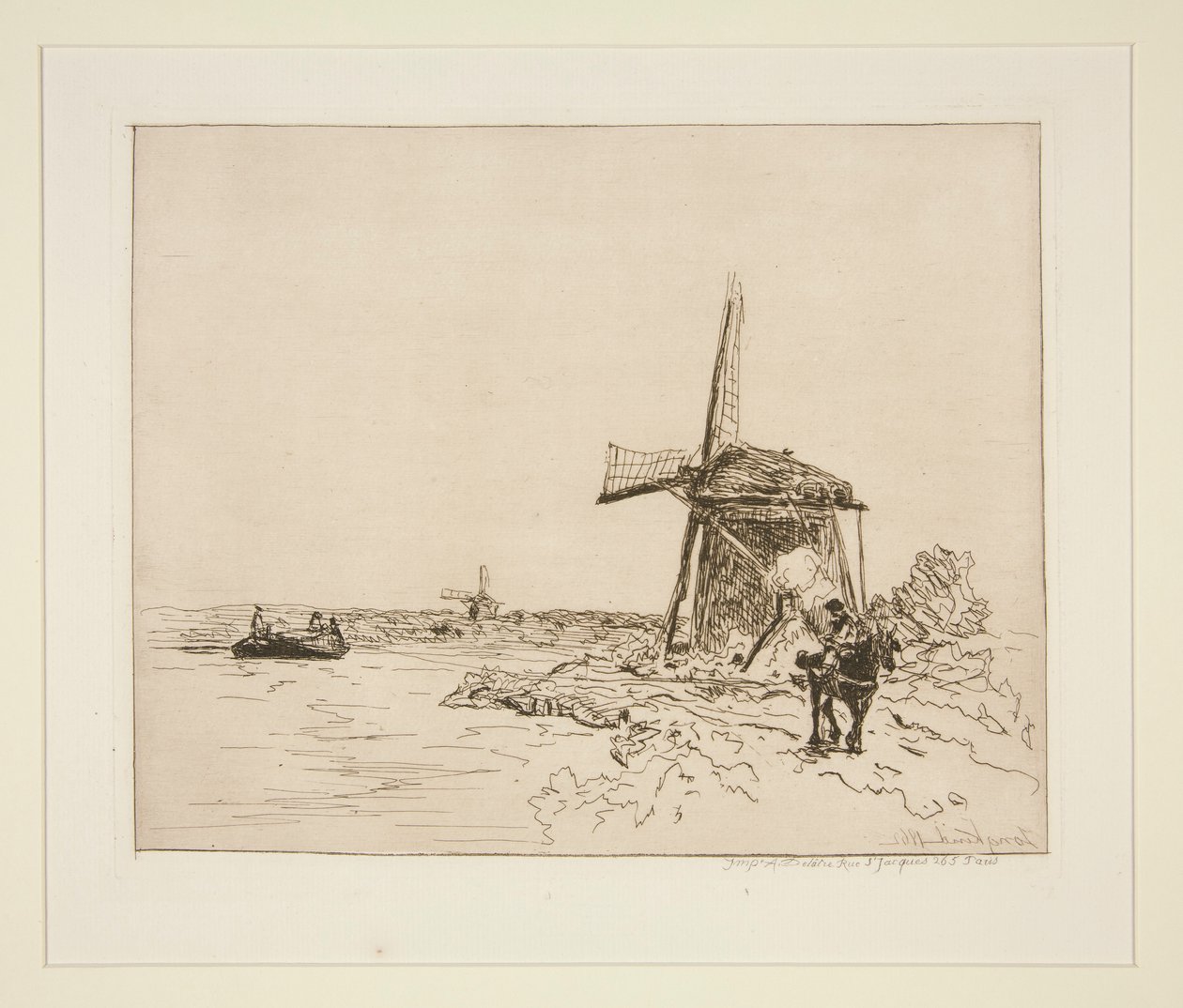 Der Treidelpfad von Johan-Barthold Jongkind