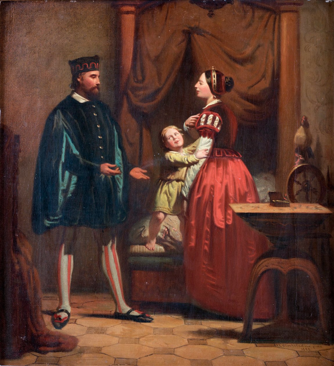 Karin Månsdotter, Erik XIV. und Sohn Gustav von Johan Blackstadius