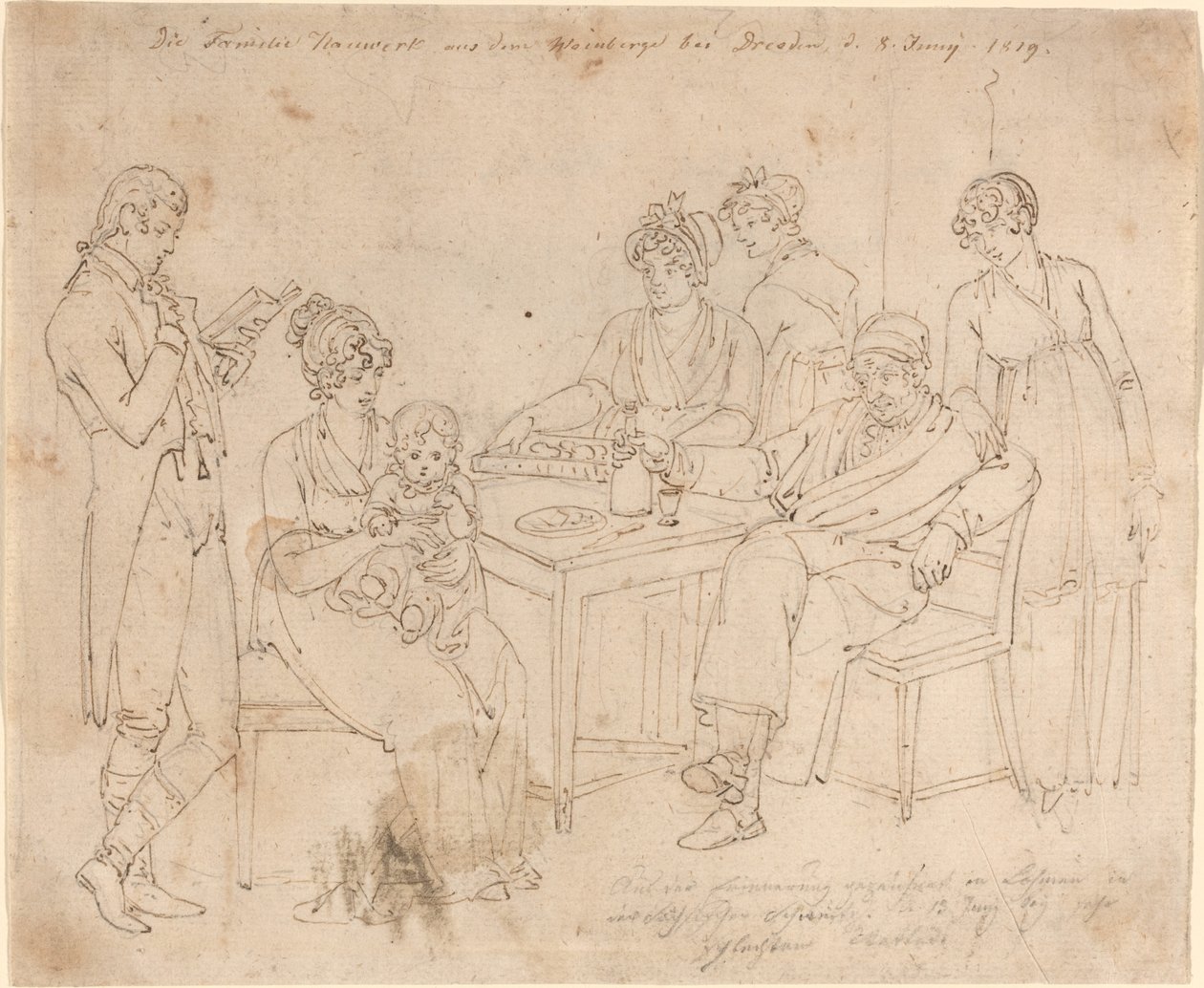 Die Familie Nauwerk von Johan Christian Dahl