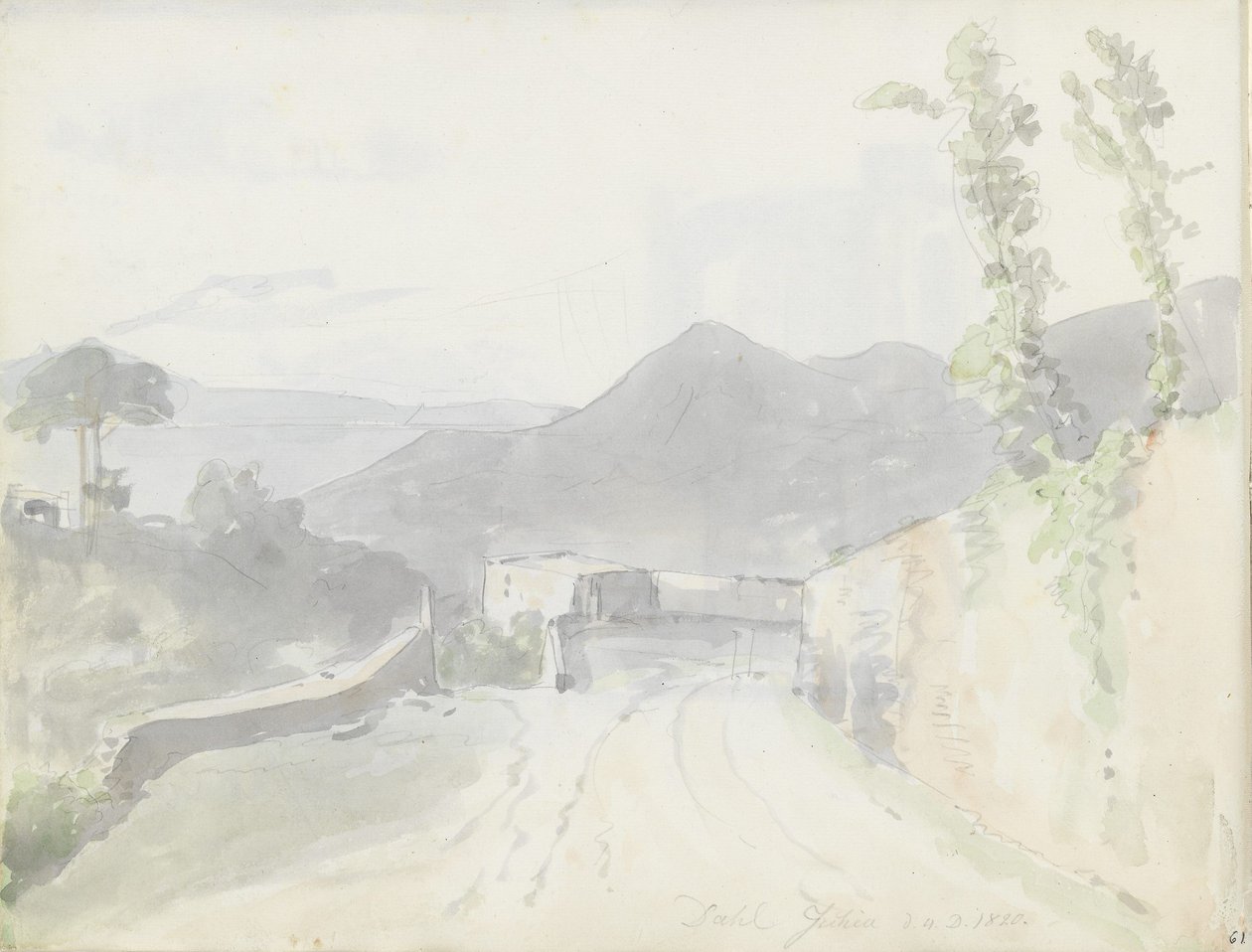 Bei Casamicciola, Ischia von Johan Christian Dahl