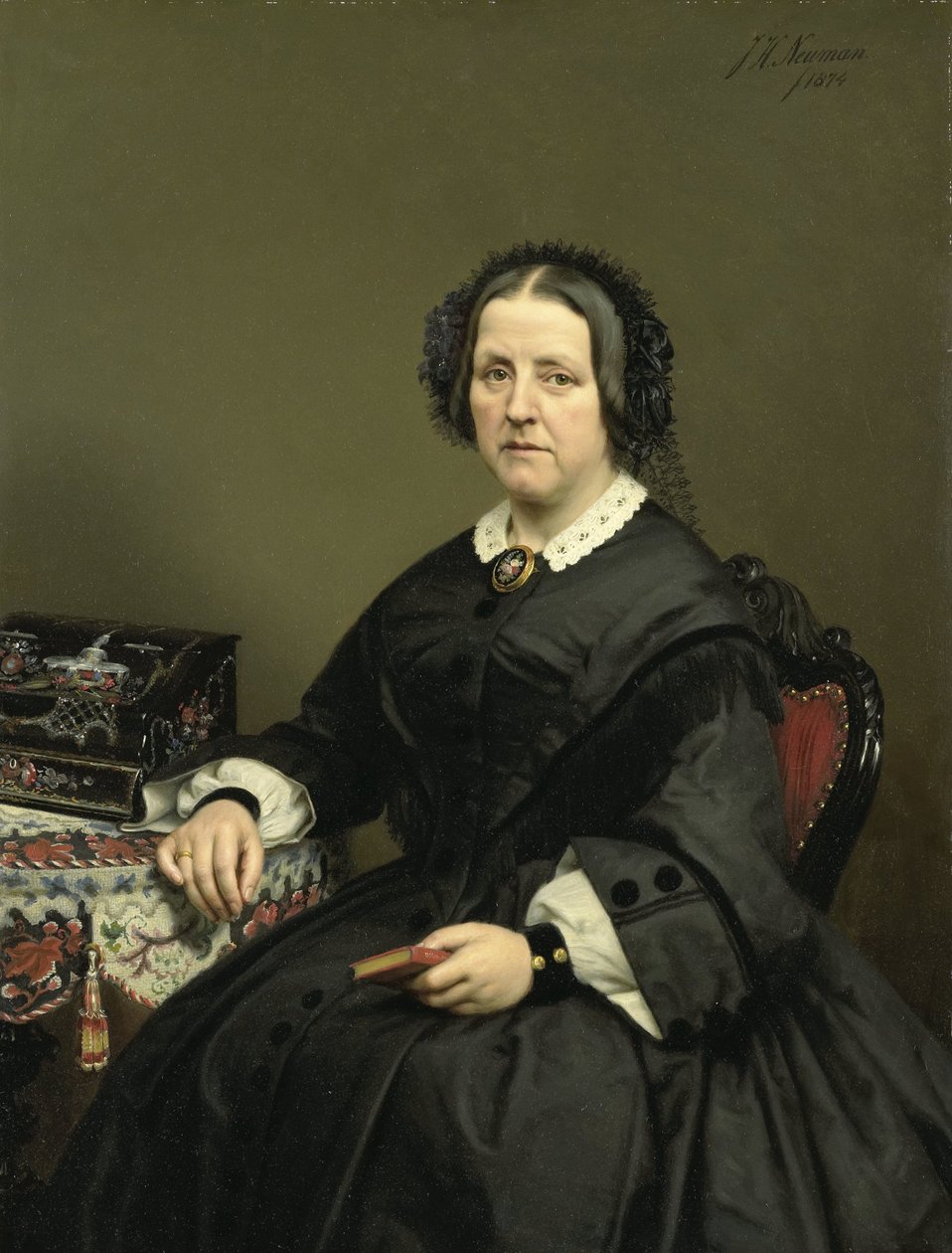 Wilhelmina Margaretha van den Bosch (1807-74). Ehefrau von Gerard Johan Verloren van Themaat von Johan Heinrich Neuman