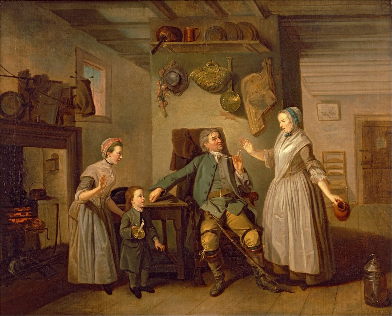 David Garrick und Mary Bradshaw in David Garricks 