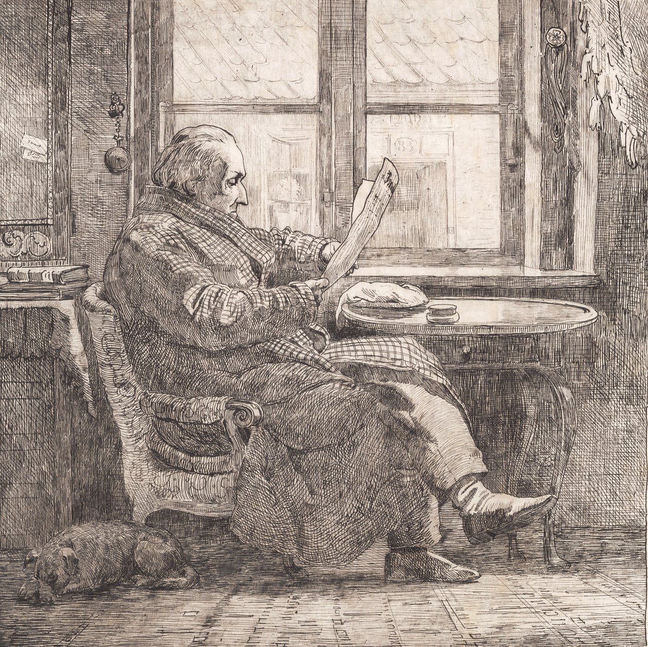 Justizrat Emanuel Bonnevie von Johan Thomas Lundbye