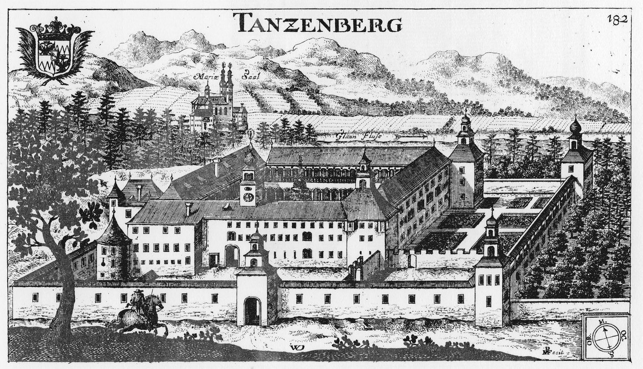 Schloss Tanzenberg in Sankt Veit an der Glan / Kärnten / Österreich / Europäische Union von Johann Weikhard von Valvasor