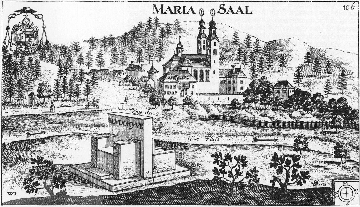 Schloss Maria Saal in Maria Saal / Kärnten / Österreich / Europäische Union von Johann Weikhard von Valvasor