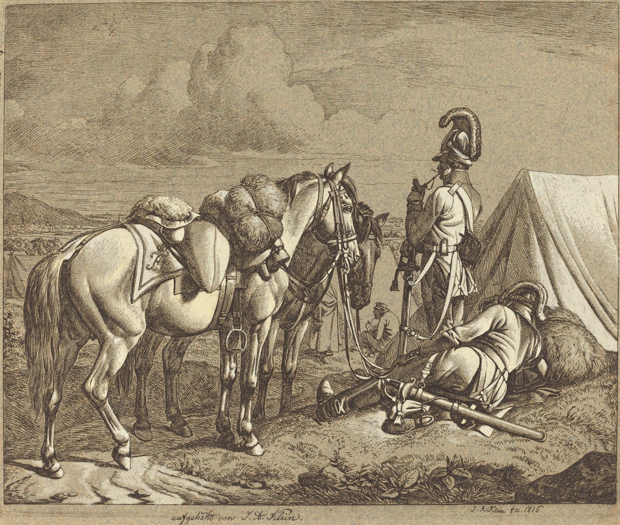 Österreichische Dragoner von Johann Adam Klein