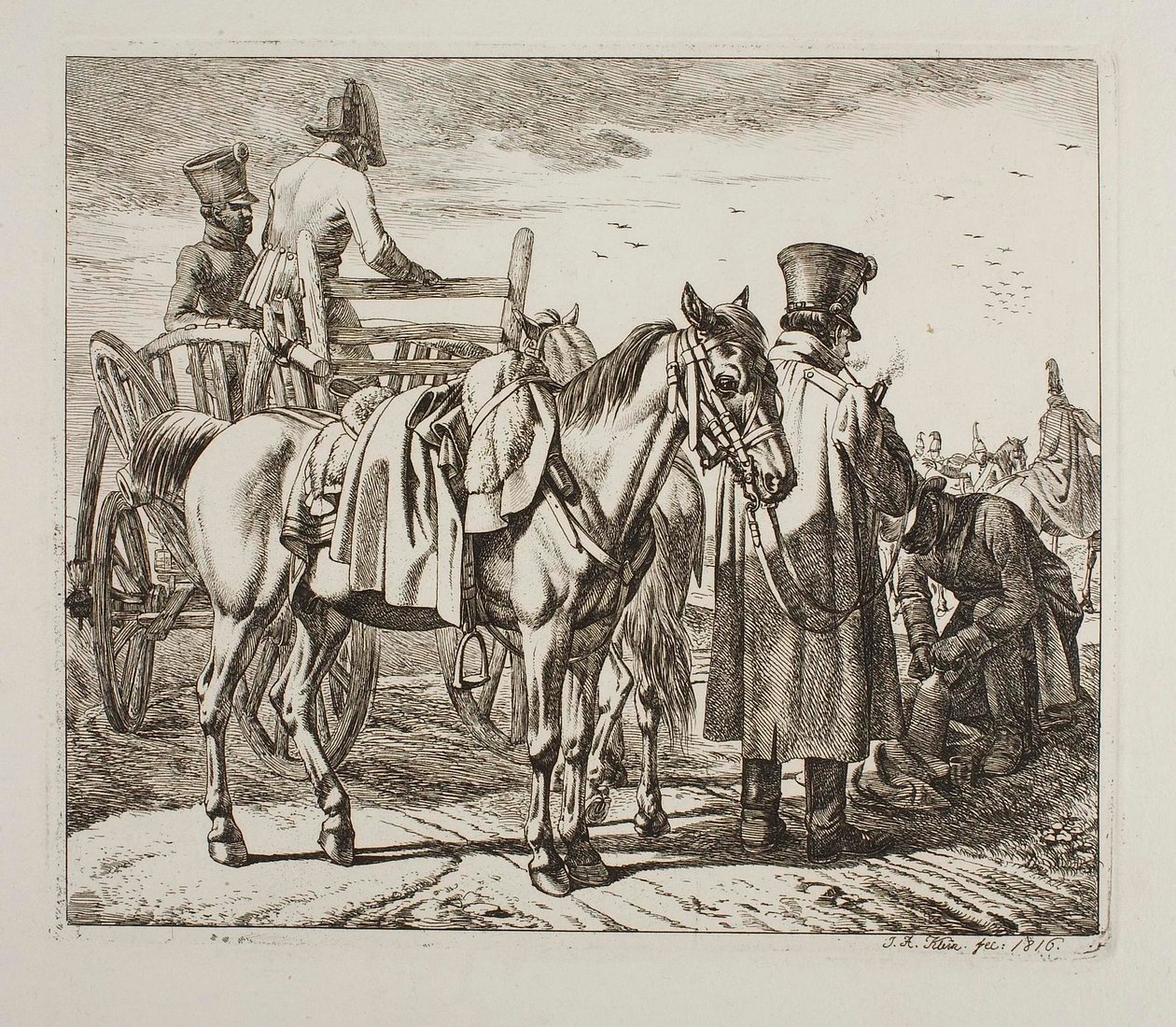 Österreichisches Militär von Johann Adam Klein