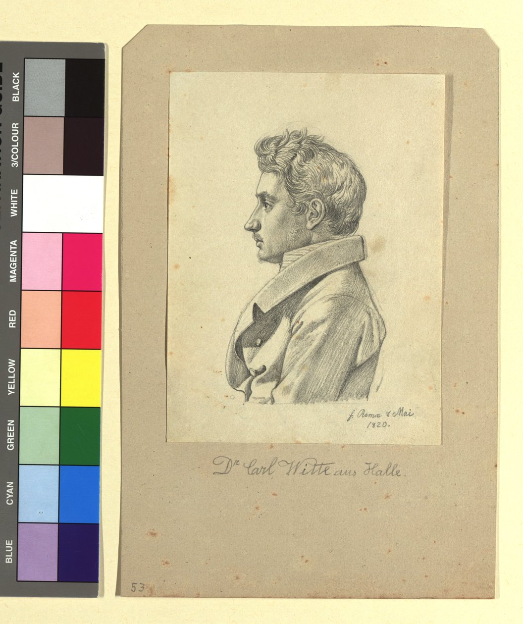 Carl Witte (Dr. jur. et phil., 1800-1883), Dichter von Johann Adam Klein