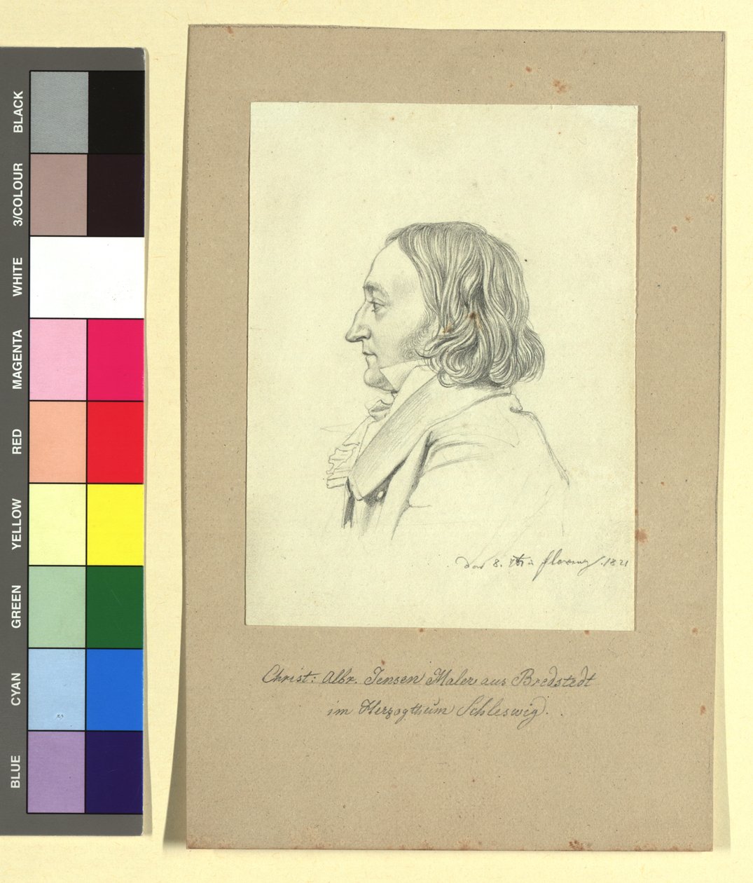Christian Albrecht Jensen (1792-1870), Maler von Johann Adam Klein