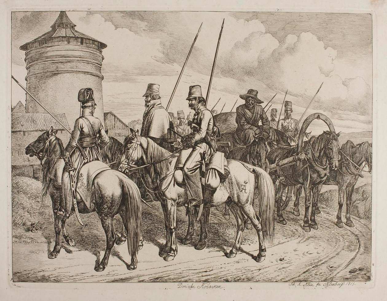 Don-Kosaken von Johann Adam Klein