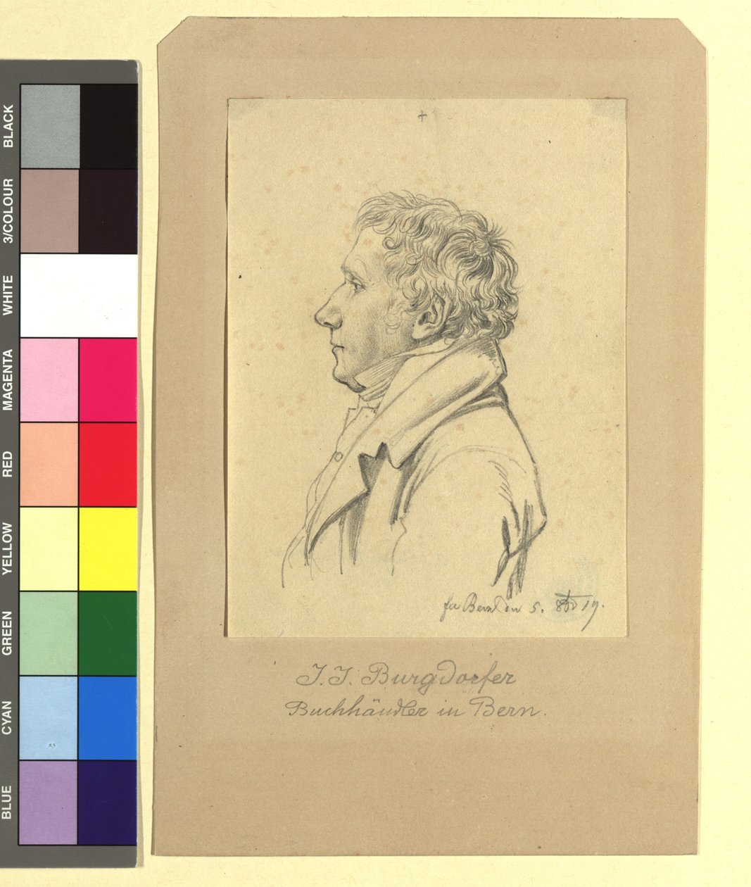 J. J. Burgdorfer, Buchhändler in Bern von Johann Adam Klein