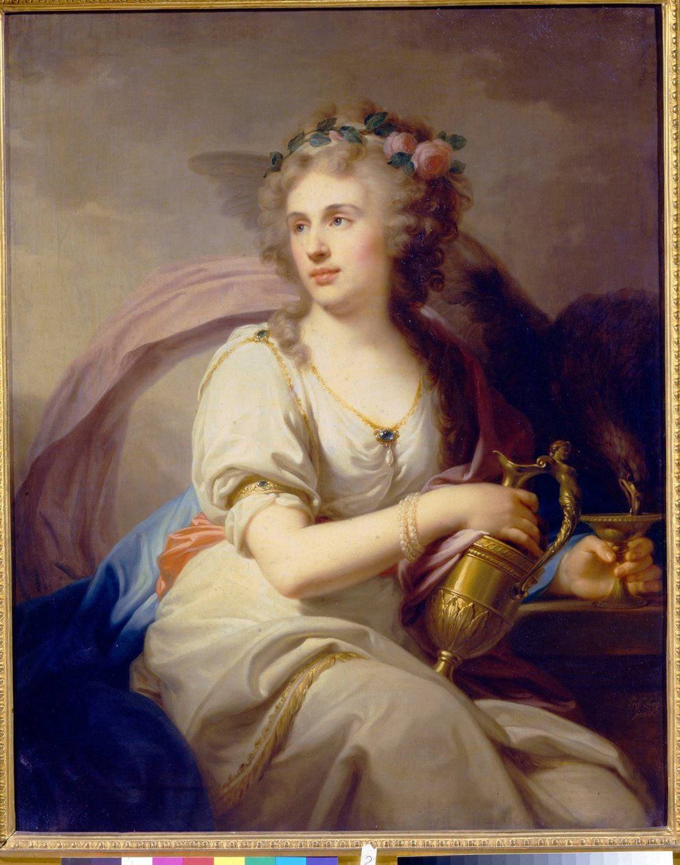 Porträt der Prinzessin Ekaterina Fyodorovna Dolgorukova als Hebe von Johann Baptist I Lampi