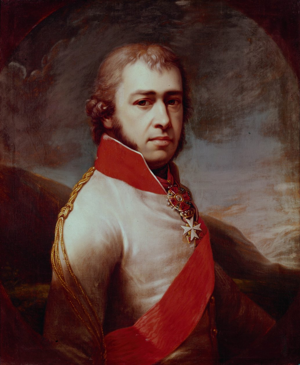 Porträt von Graf Boris Vladimirovich Golitsyn, 1769-1813, 1797 von Johann Baptist von Lampi the Elder