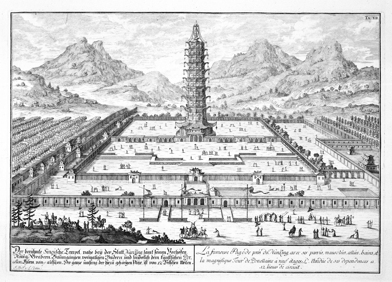 Der Porzellanturm von Nanking, Tafel 12 aus 