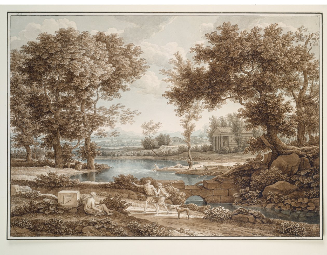 Heroische Landschaft von Johann Christian Reinhart