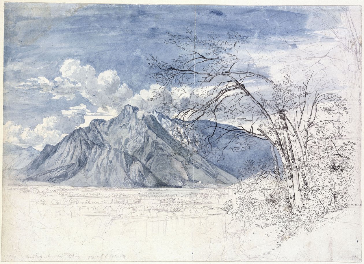 Der Untersberg bei Salzburg von Johann Christoph Erhard