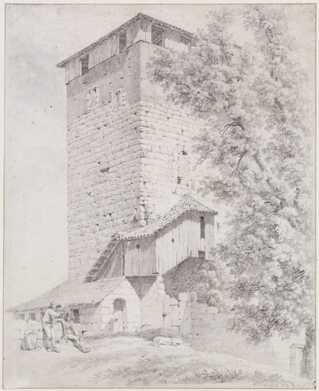 Der fünfeckige Turm in Nürnberg von Johann Christoph Erhard