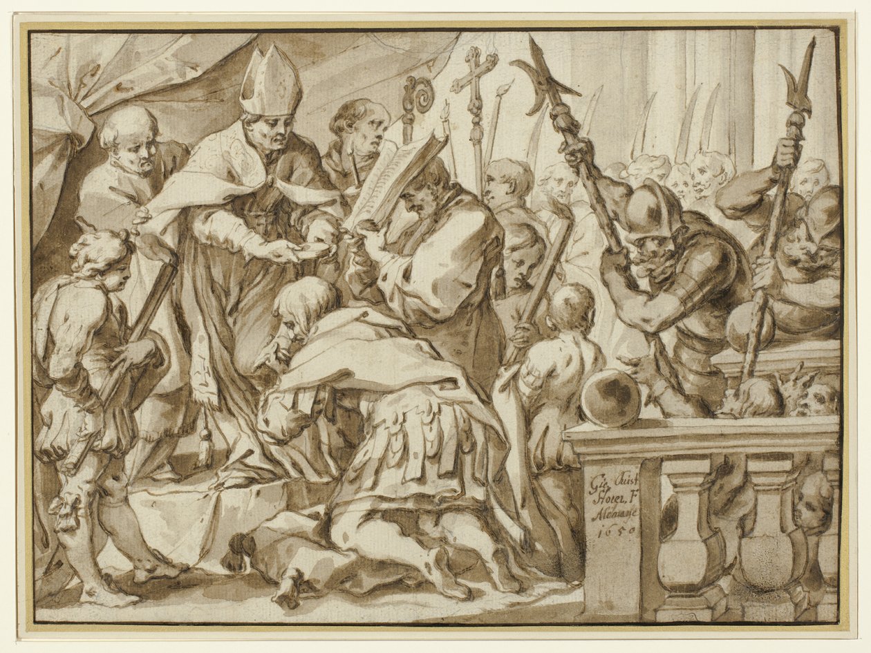 Krönung von Otto dem Großen in der Kirche von Sant