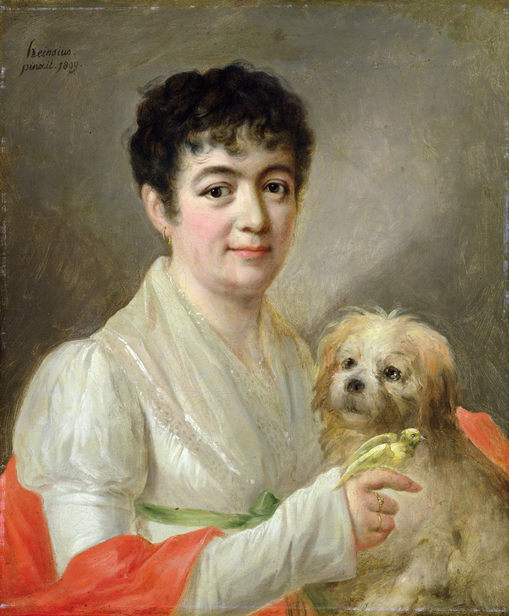 Porträt einer unbekannten Frau, 1809 von Johann Ernst Heinsius