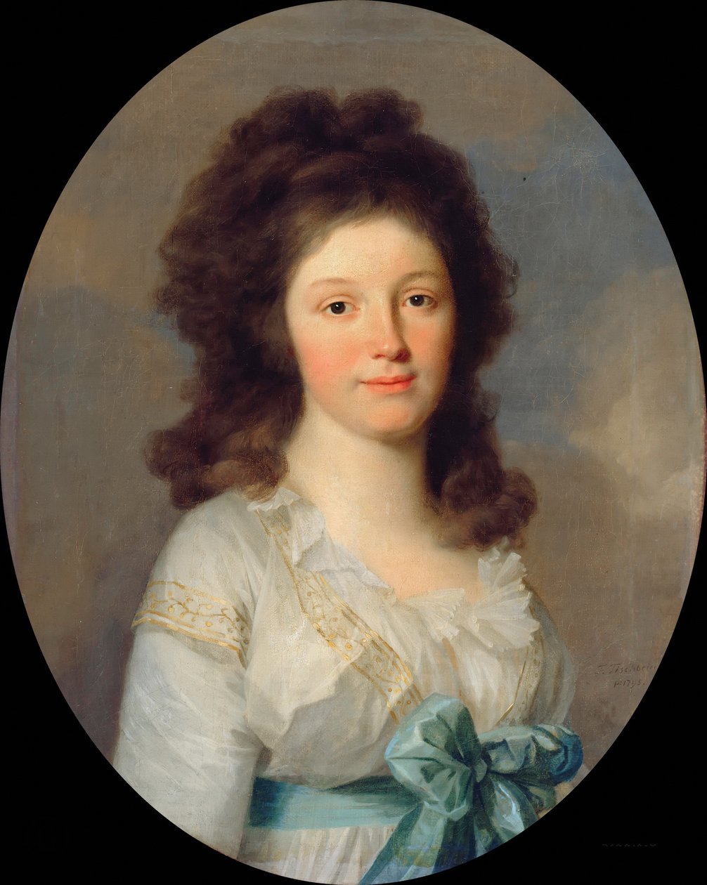 Porträt von Henriette Gräfin von Egloffstein 1773-1864, 1795 von Johann Friedrich August Tischbein