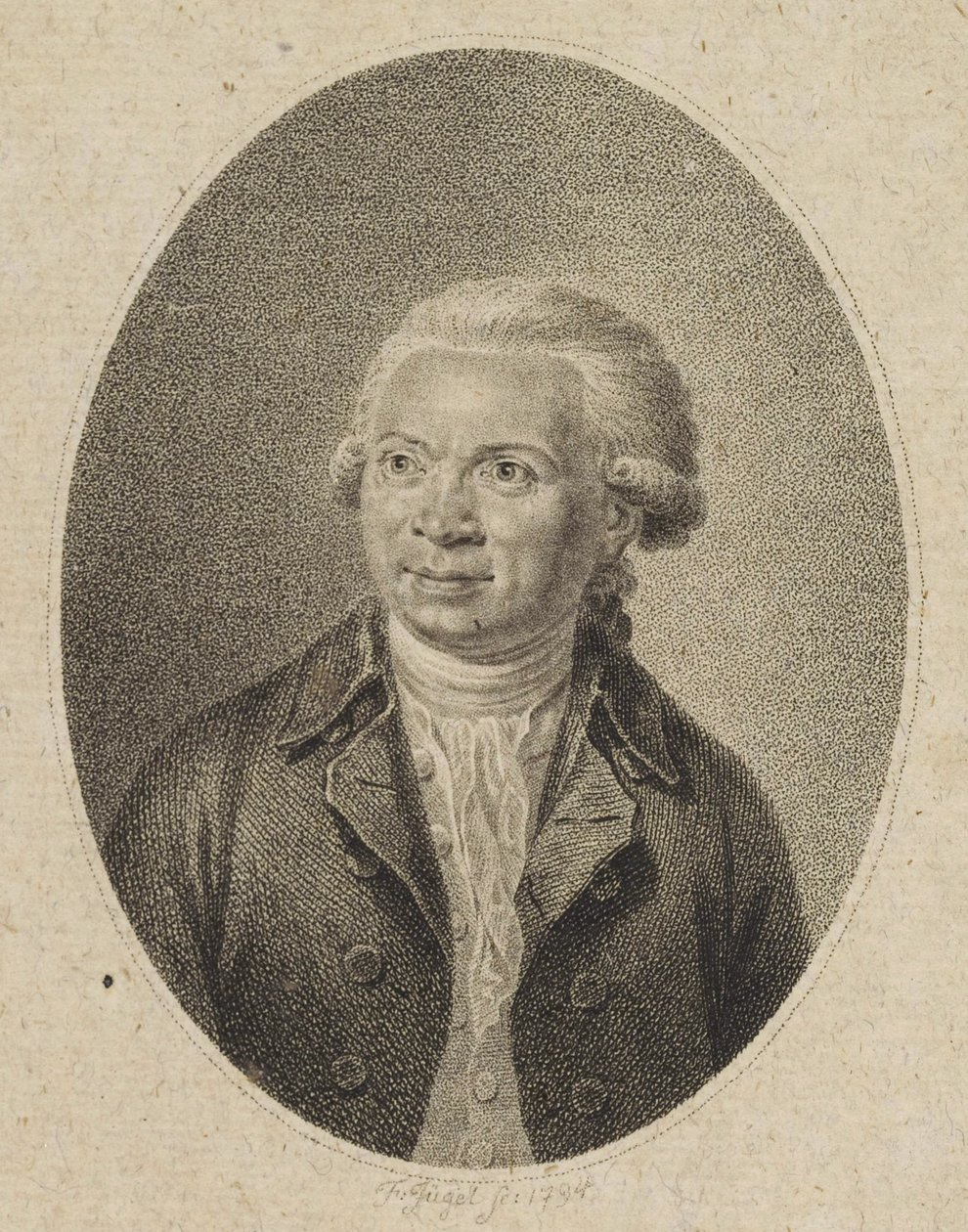 Porträt des Komponisten Johann Abraham Peter Schulz 1747-1800, 1794 von Johann Friedrich Jügel