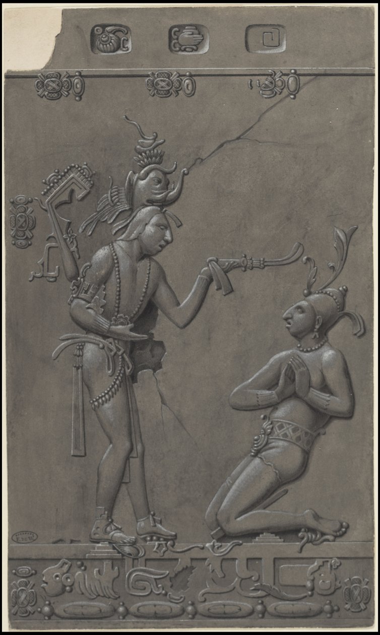 Eine Sammlung von Waldecks Originalkunstwerken aus Mesoamerika, Box 2 von 22 von Johann Friedrich Maximilian von Waldeck