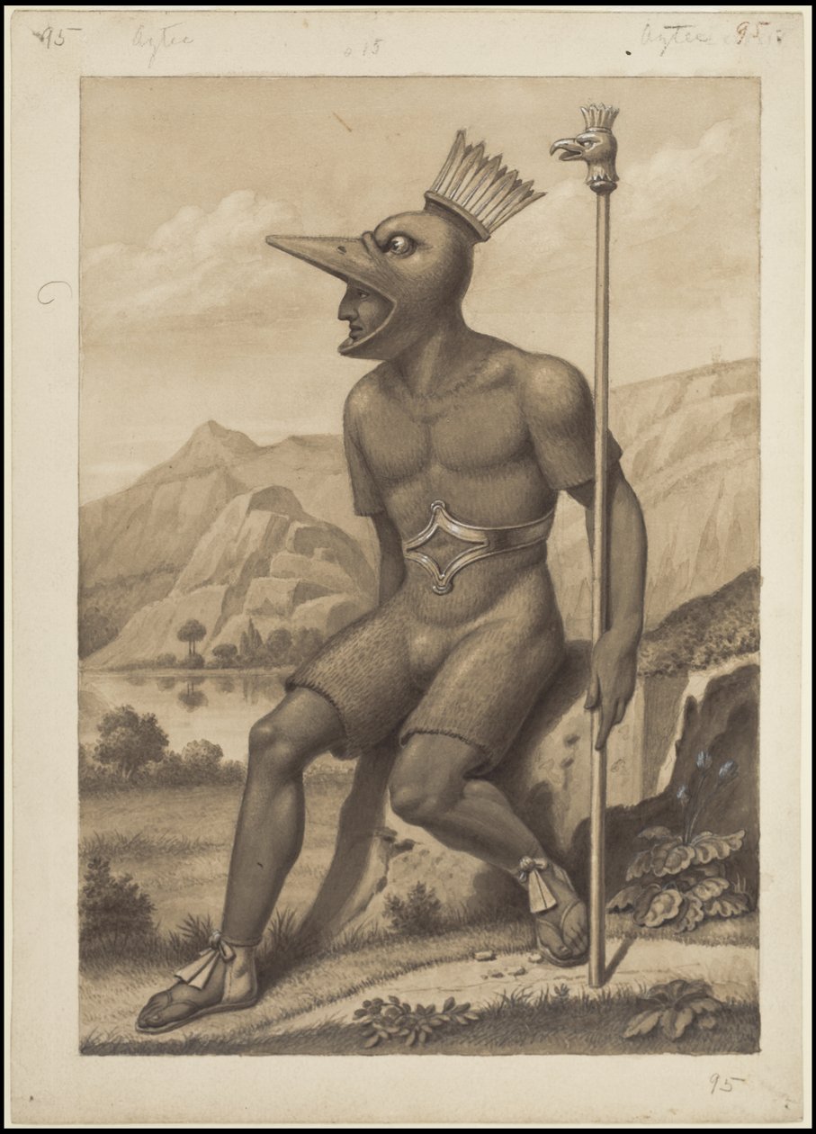 Eine Sammlung von Waldecks Originalkunstwerken aus Mesoamerika, Box 3 von 22 von Johann Friedrich Maximilian von Waldeck