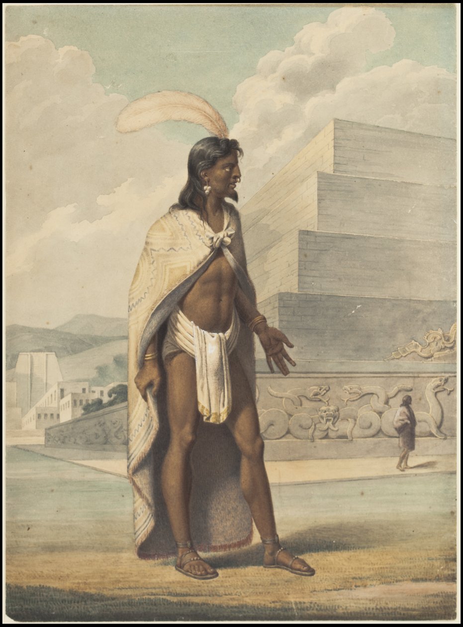 Eine Sammlung von Waldecks Originalkunstwerken aus Mesoamerika, Box 3 von 22 von Johann Friedrich Maximilian von Waldeck