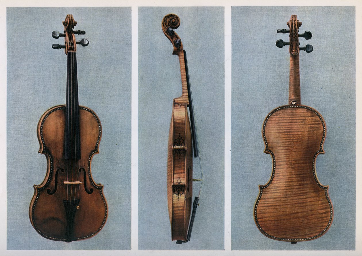 Violine, Nicola Amati, Cremona, siebzehntes Jahrhundert, 1948 von Johann Georg Platzer