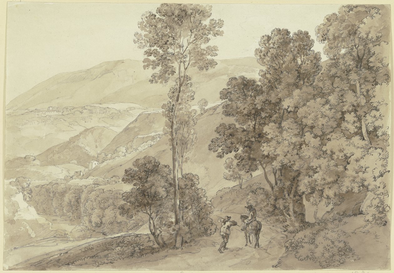 Gebiet in der Nähe von Subiaco von Johann Georg von Dillis
