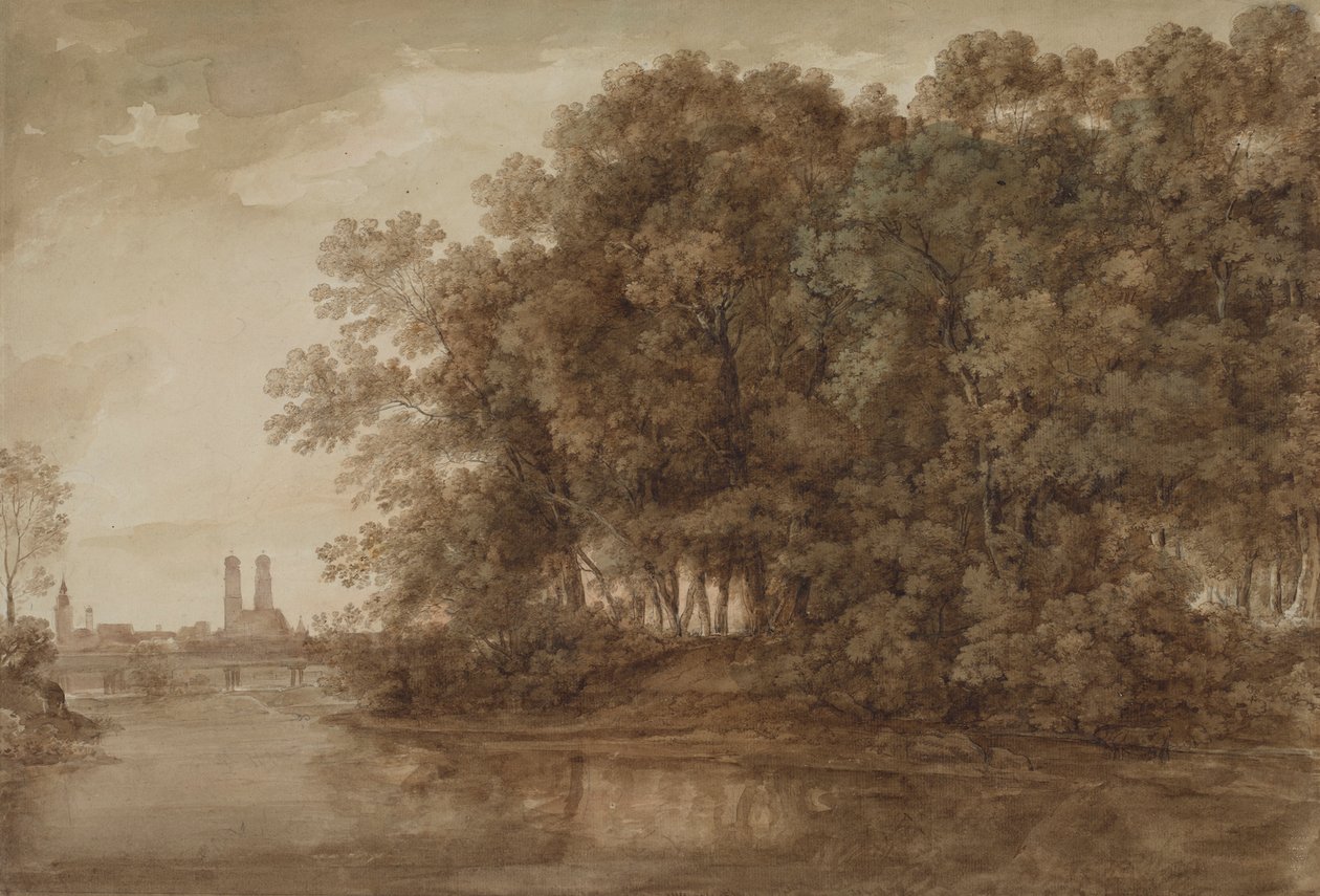 Blick auf München von Johann Georg von Dillis