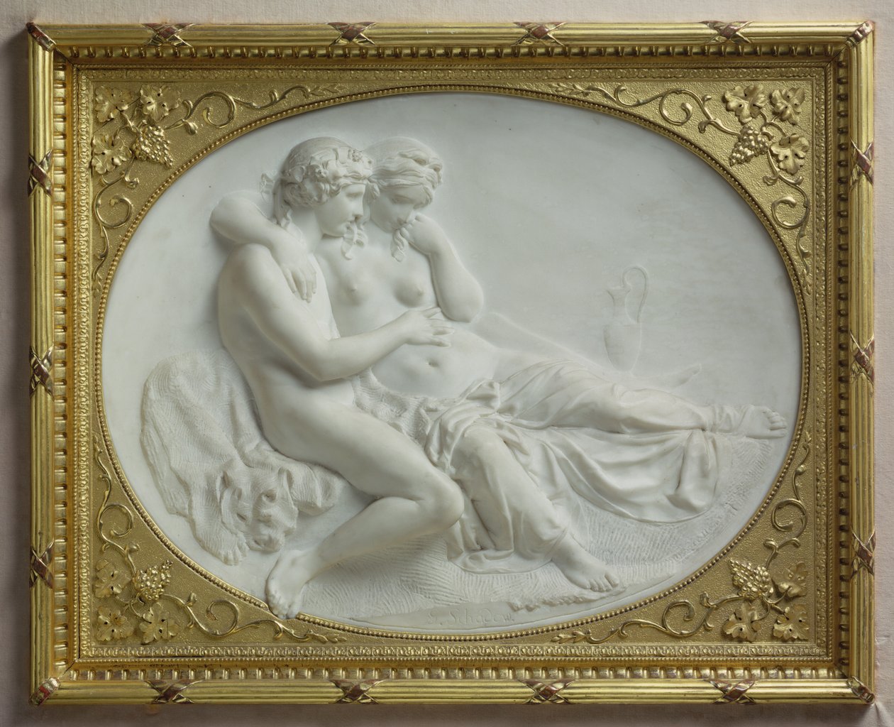 Bacchus tröstet Ariadne, 1793 von Johann Gottfried Schadow