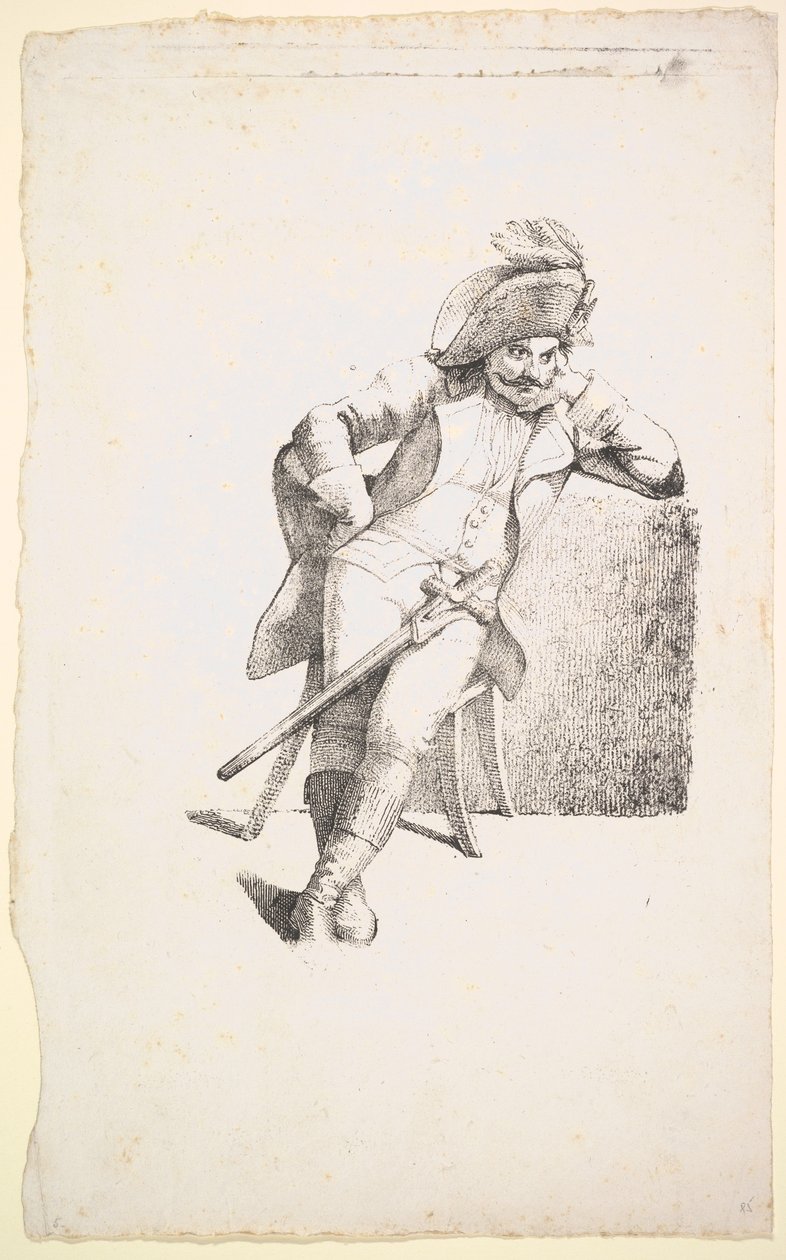 Der nachdenkliche Kapitän von Johann Gottfried Schadow