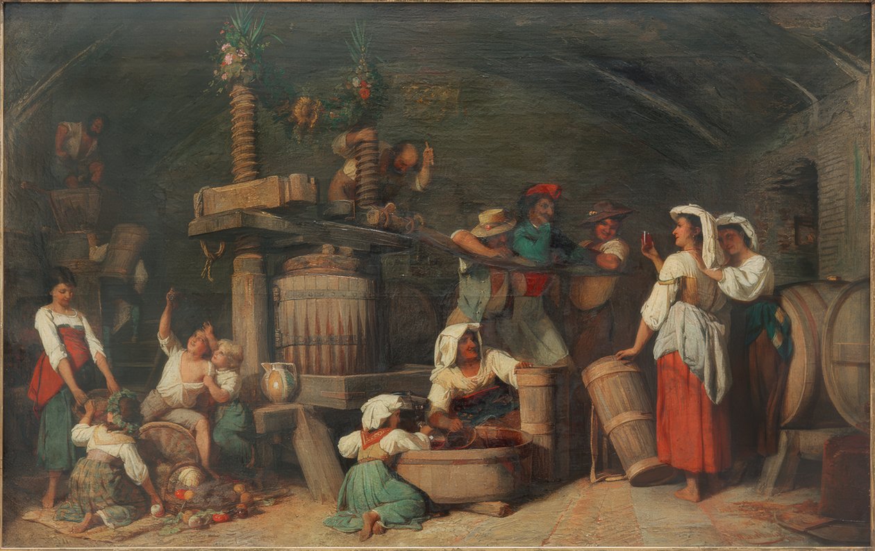 Römische Weinkelter von Johann Heinrich Hasselhorst