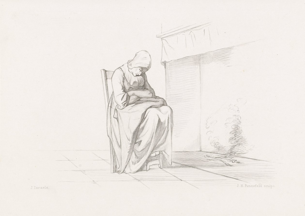 Mittagsschlaf (Die Kinder des Meeres) von Johann Heinrich Maria Hubert Rennefeld