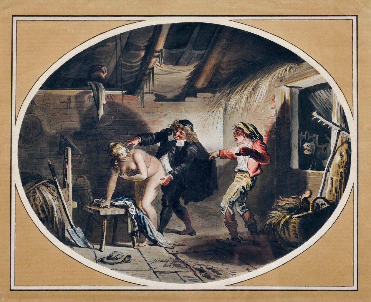 Die Stute von Compere Pierre von Johann Heinrich Ramberg