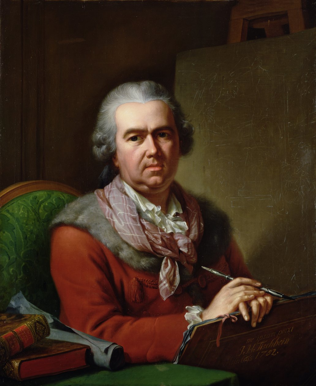 Selbstporträt im Alter von Johann Heinrich Tischbein