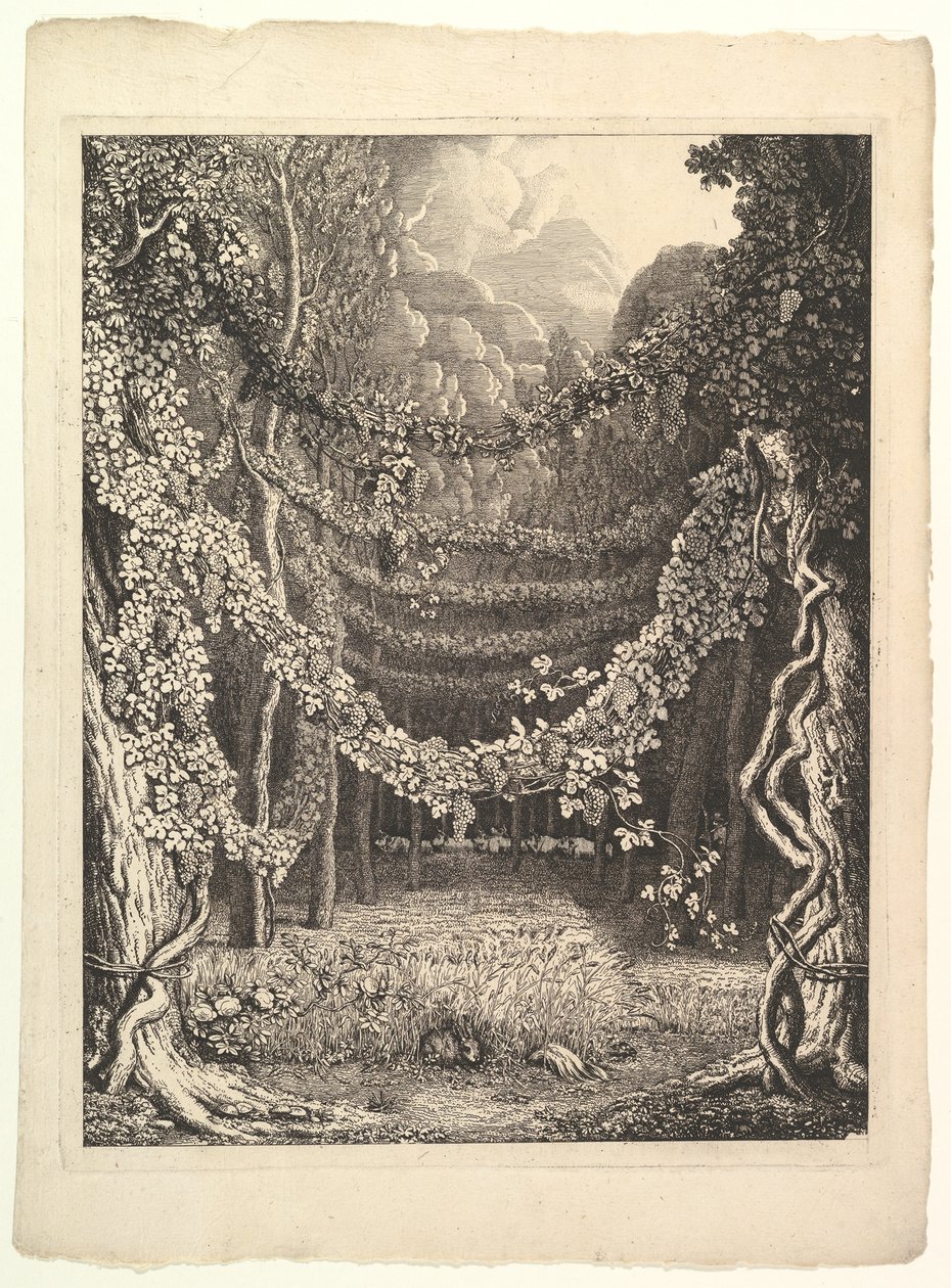 Frontispiz für Heft IV von Homer nach Antiken gezeichnet, Göttingen: Heinrich Diete..., ca. 1796 von Johann Heinrich Wilhelm Tischbein