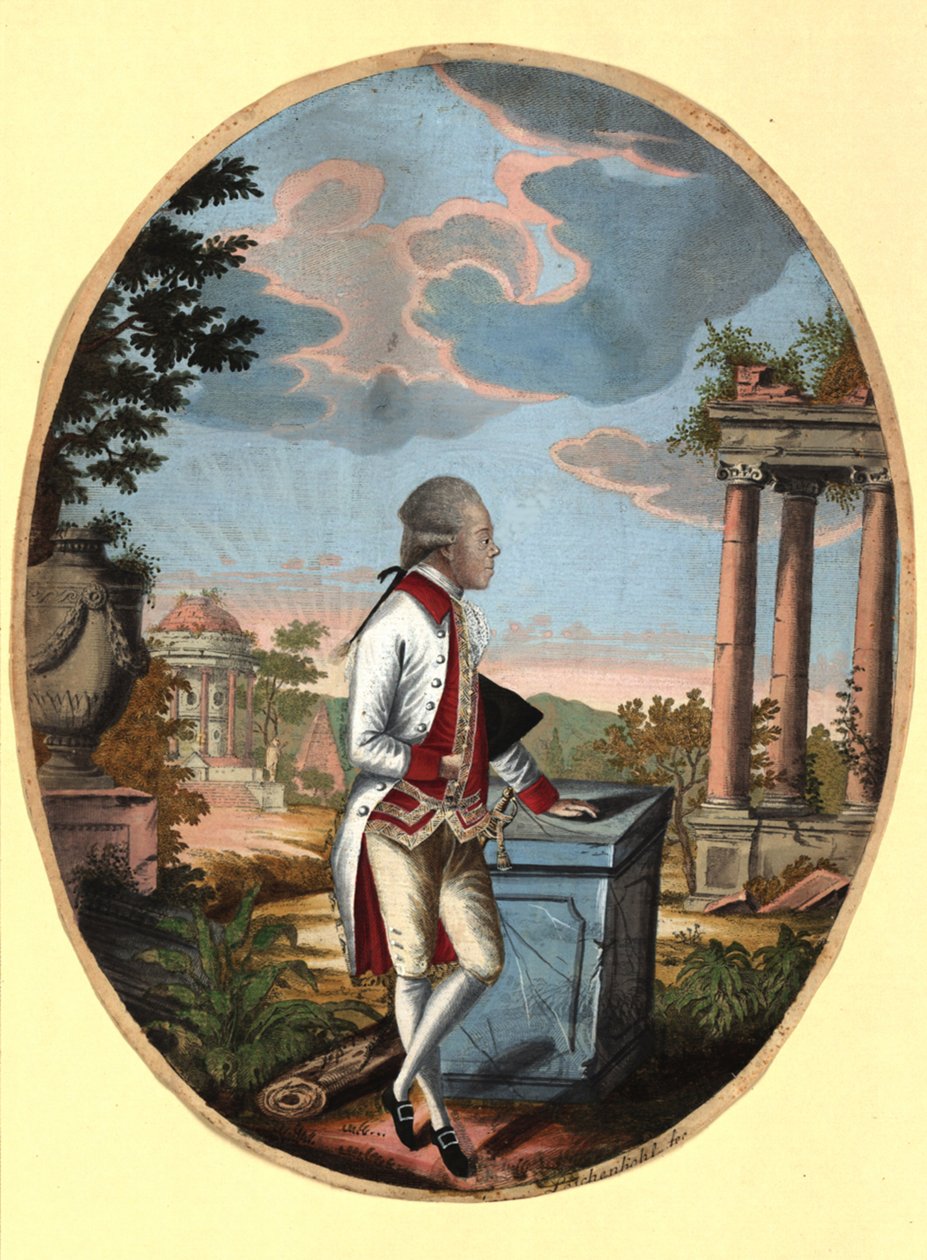 Großherzog Paul von Russland 1754-1801, später Zar Paul I, 1782 von Johann Hieronymus Loeschenkohl