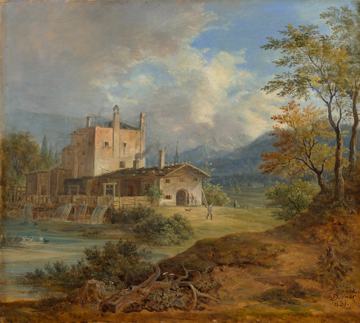 Eisenhammer im Gebirge von Johann Jakob Dorner der Jüngere