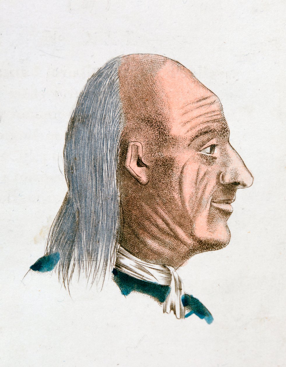 Die Gesichtszüge einer fröhlichen und freundlichen Person, 1808 von Johann Kaspar Lavater