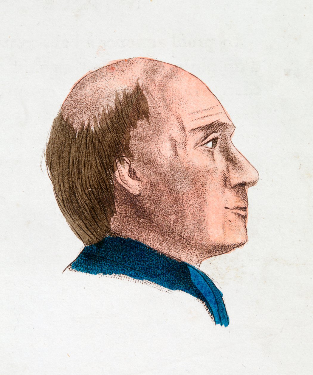 Die Gesichtszüge einer philosophischen und tiefgründigen Person von Johann Kaspar Lavater