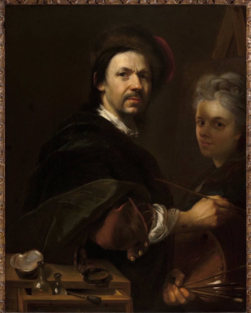 Selbstporträt mit Ehefrau von Johann Kupetzky