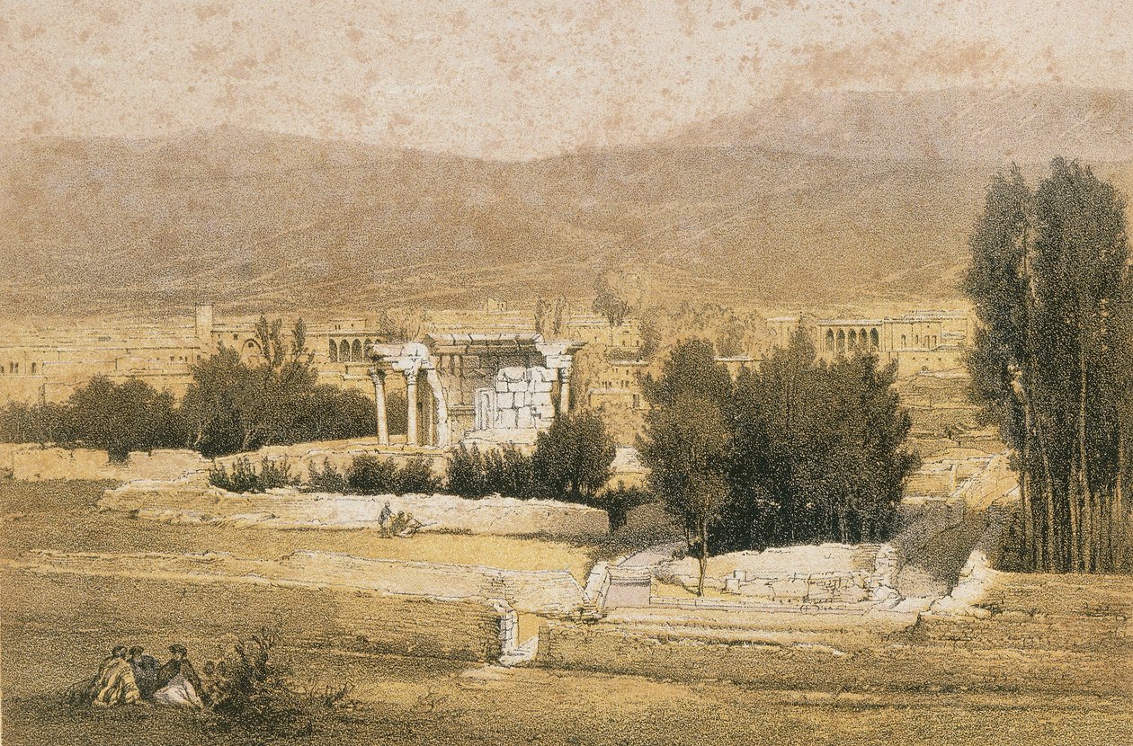 Baalbek von Johann Martin Bernatz