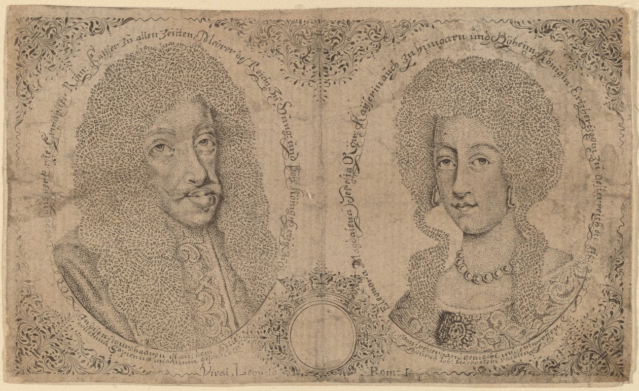Leopold I. und Eleonore von Österreich von Johann Michael Puchler