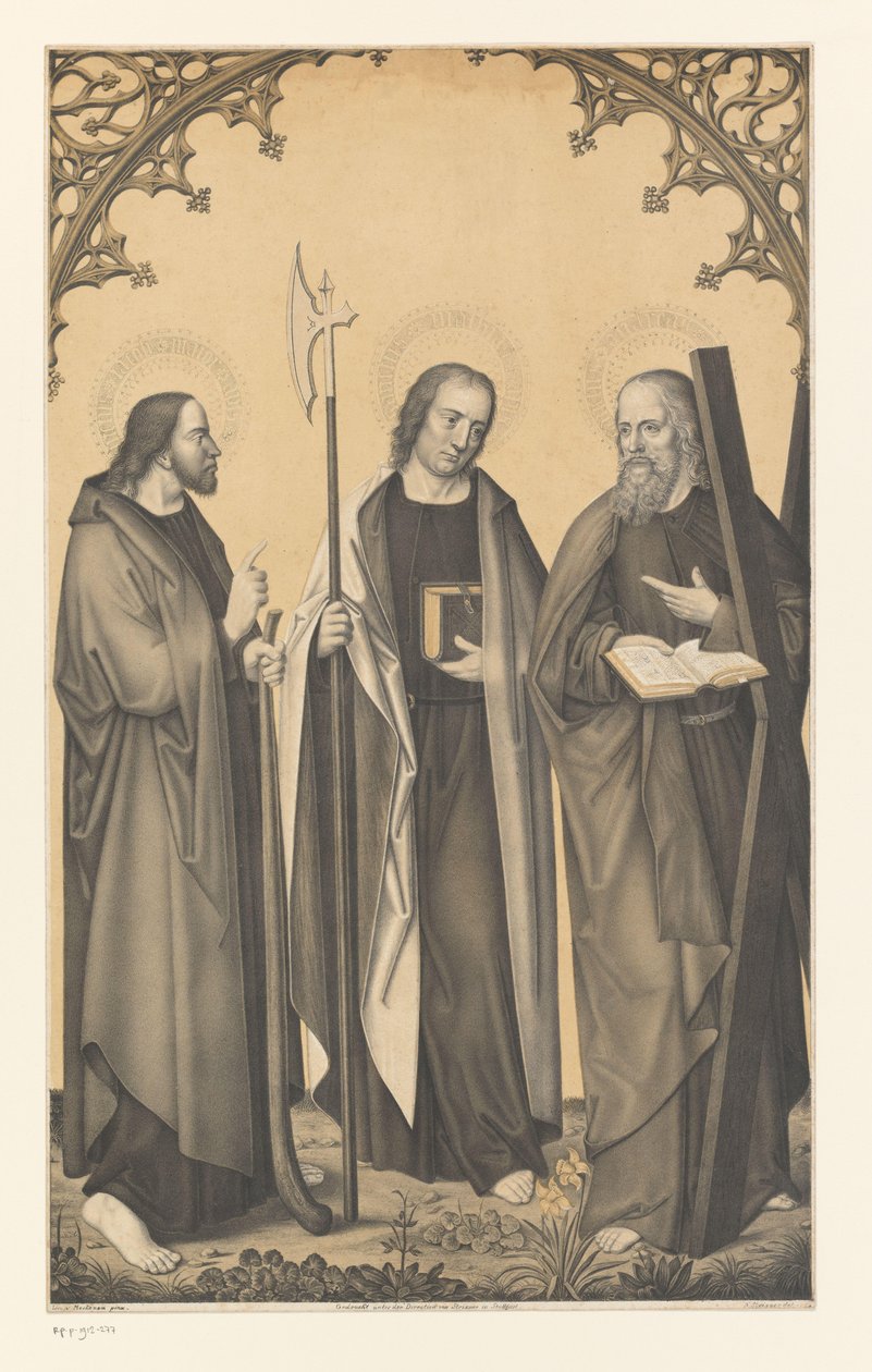 Heiliger Jakobus der Jüngere, Matthäus und Andreas von Johann Nepomuk Strixner