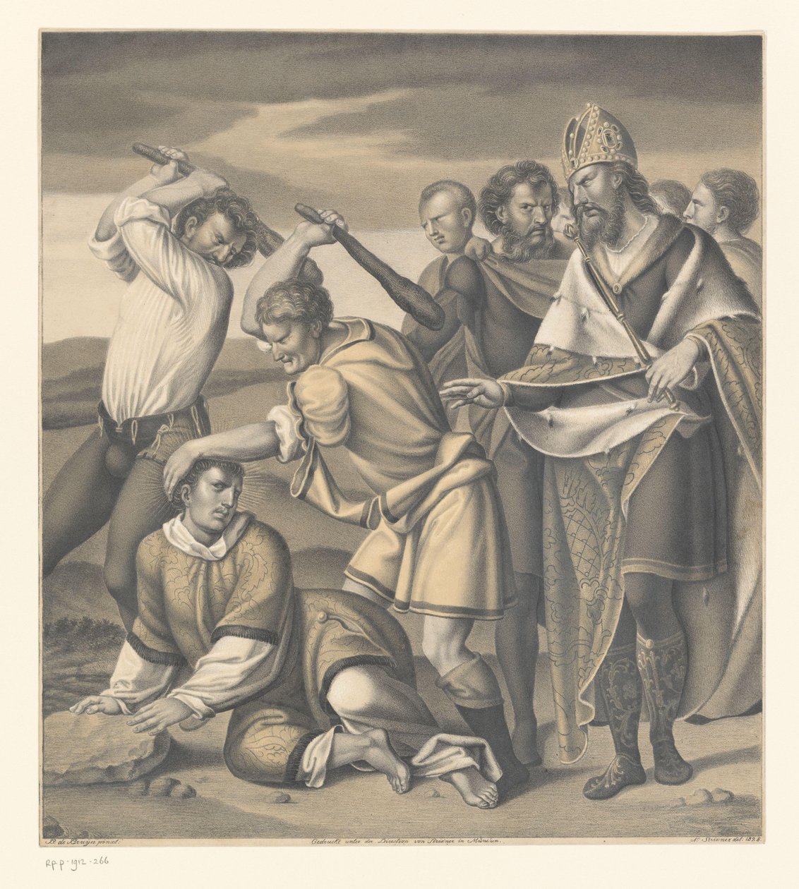 Märtyrertod des heiligen Ewald von Johann Nepomuk Strixner